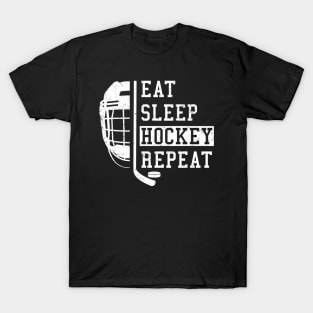 Eat Sleep Hockey Repeat T-Shirt